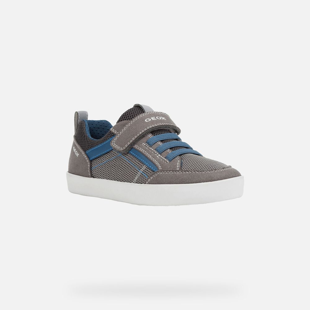 Geox Sneakers Grey Kilwi - Geox Boys Shoes - RKCFEL861